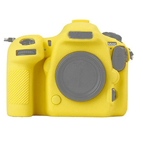 Étui silicone jaune Nikon D500 pour photo de nature