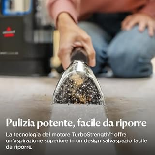 BISSELL SpotClean C5, Lavatappeti, Pulitore Macchie con Sistema Triple Action, Lava Tappezzeria per Tappeti, Auto, Divani, Moquette, Materassi e Altro, Lavatappezzeria, Potente Motore da 400W, 3861N