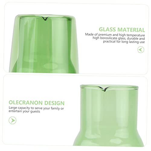Set verde con taza y botella de vidrio 500 ml miniatura 4