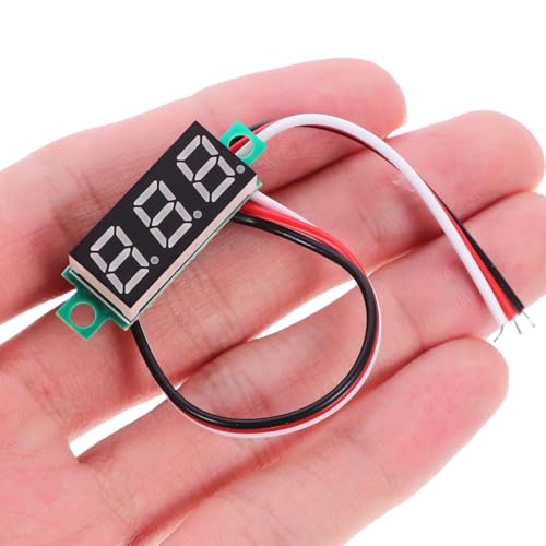 OSALADI 3stücke Amperemeter DC4-30V 0-10A aktuelle Anzeigetafel Meter LED-Digital-Amperemeter-Board-Modul Mini Plattentisch