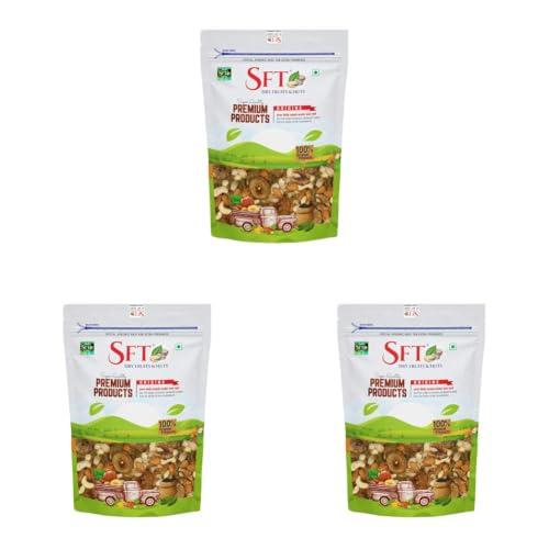 Image of SFT Mixed Dry Fruits (Nuts) 1 Kg (Pack of 3)