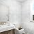 WESTICK 20 Pcs White Marble Peel and Stick Floor Tile Bedroom Living Room Ground Decoration Vinyl Flooring Peel and Stick Non-Slip Waterproof 12 x 12 Inches