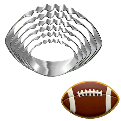 Auktosmn 6-Piece Football Cutter Set