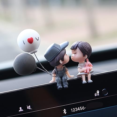 wolpin-Car-Decor-Car-Dashboard-Accessories-Cute-Love-Couple-I-Love-You-with-Balloon-Car-Interior-Decoration-Showpiece-for-Desk-Decoration