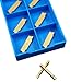 Noteflora MGMN150-G NC30 Carbide Grooving Inserts 1.5mm, 20PCS For MGEHR MGIVR Tool Holders, High Grip, Stable For Industrial CNC Metalworking