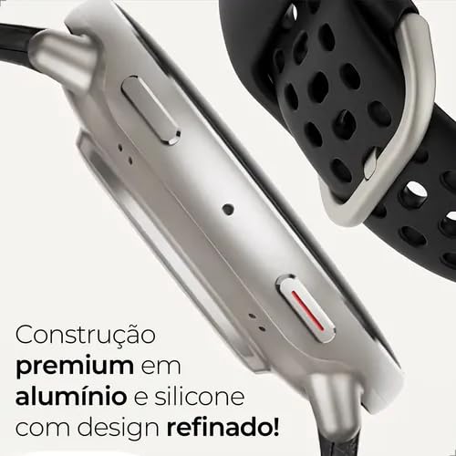 Relógio inteligente 44 mm Amazfit Active 2, mapa GPS com orientação, bateria de 10 dias, modo de esportes 160 +, resistente à água, para Android e IOS (Black Silicone) - Imagem 3