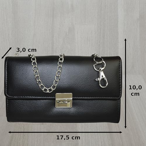 flevado Kassierer Kellner Bedienungsgeldbörsen Sets Unisex mit oder ohne/farblich passenden Colt/Halfter zu wählen Kunstleder (Börse schwarz)