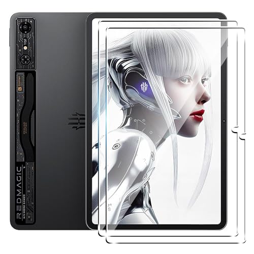 Suttkue for Red Magic Nova 10.9 inch Screen Protector 9H Hardness Anti-Scratch Tempered Glass flim Case Friendly Anti-Scratch (2PACK)