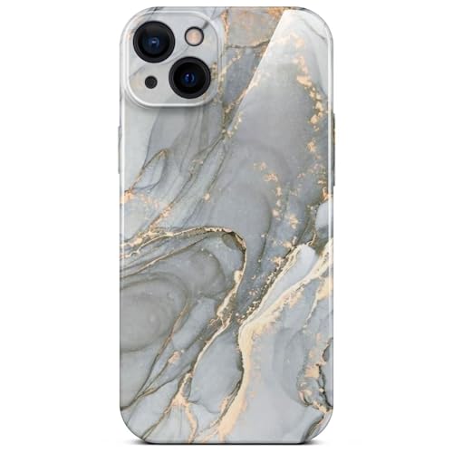 Protection de l'appareil photo iPhone 14 coque Bliss antichoc marbre