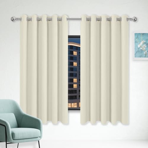 Rideau occultant thermique 220x320 rideau isolant beige - 2