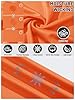 TACVASEN Tactical Polo Shirts for Men Long Sleeve Polo Lightweight T Shirt Quick Dry Running Top Orange,L #4