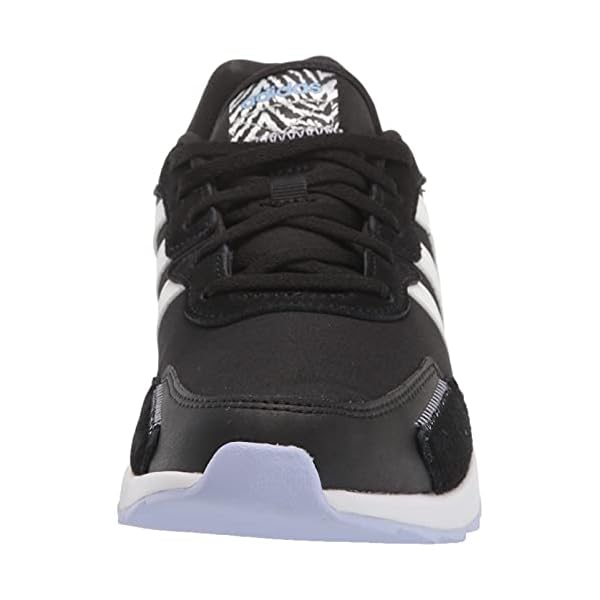 Adidas Women's Retrorun Running Shoe, Black/White/Violet Tone, 9