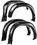 Tyger Auto TG-FF8C4588 Compatible with 2019-2021 Chevy Silverado 1500 | Paintable Smooth Matte Black Pocket Bolt-Riveted Style Fender Flare Set, 4 Piece