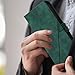 SptPofp for Googe Pixel 10 / Googe Pixel 10 Pro 5G Case Leather Wallet, Flip Folio Cover PU Leather Kickstand Card Slots Holder Magnetic Clasp Shockproof Protective Phone Case for Women Men,Green
