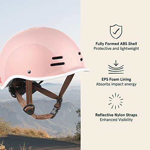 Image of Retrospec Remi Kids Bike Helmet with Built-in Sun Visor - Adjustable Youth & Toddler Safety Gear for Cycling, Skating & Scooters - 11 Air Vents, Washable Padding & Reflective Straps