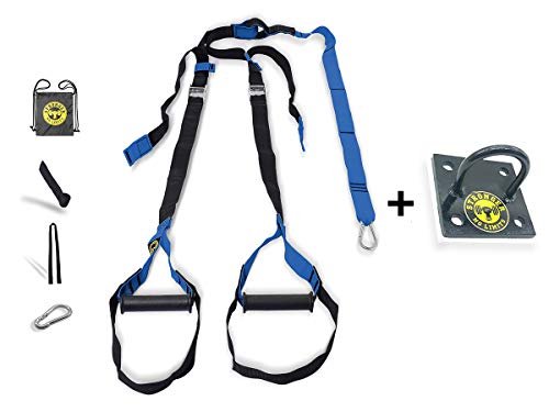 FITA DE TREINAMENTO SUSPENSO - PRESILHA - AMARELO - KIT SUPORTE DE TETO (Amarelo)