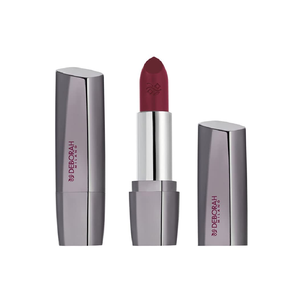 Deborah Milano Red Long Lasting Lipstick, 18 Deep Purple