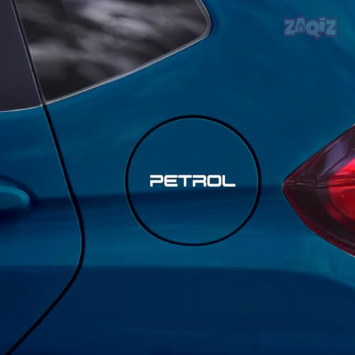 Image of Adhesive Petrol Warning Sticker for Vehicles, Perfect for Daily Use 1 Pack 2 Pieces (Full White)