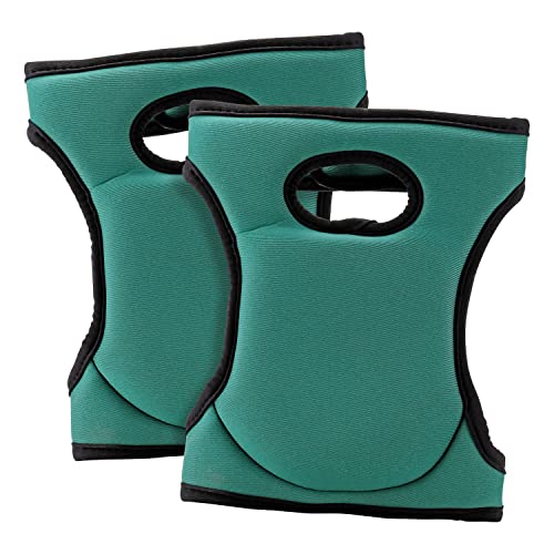 Taylor & Brown 1 Pair Gardening Knee Pads Soft Foam Knee Caps Garden Knee Protectors Protective Cushion With Double Straps For Garden Cleaning Work Scrubbing Floors (Green)