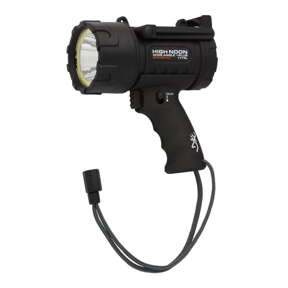 Browning High Noon Rechargeable Spotlight w Wide Angle Plus : Tools & Home Improvement