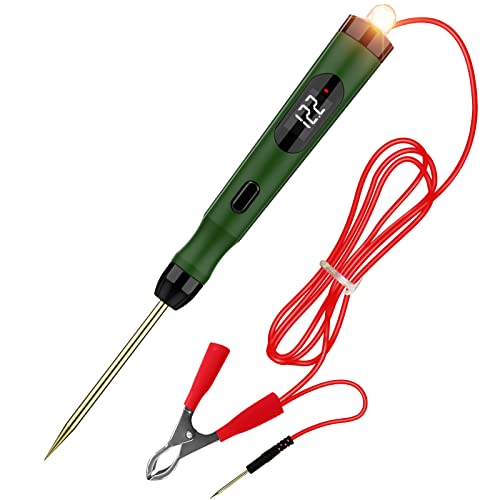 5-30V Voltage Tester Pen Circuit Tester Power Test Probe 12V/24V Automotive Electrical System Open/Short Circuit for Cars, Trucks, Boats etc (P50)