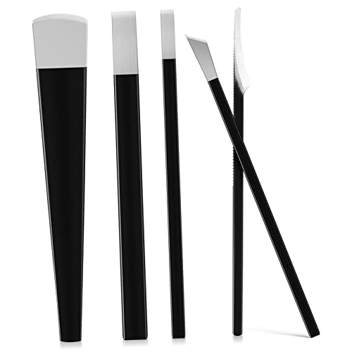 OSOLADY Sets for Women 5 Piece Foot Knife Set Cuticle Tools Foot Razor Remover Toe Separators Skin Scraper