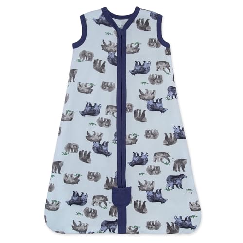 Image of Burt's Bees Baby unisex-baby Beekeeper Wearable Blanket, 100% Organic Cotton, Swaddle Bag