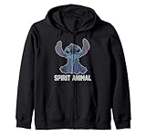  Disney Lilo & Stitch Spirit Animal Portrait Zip Hoodie