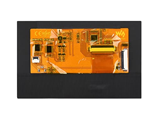 Image of waveshare 5inch DSI Display 800 x 480, IPS Screen, 160Viewing Angle, Compatible with Raspberry Pi 4B /3B+ /3A+ /3B /2B /B+ /A+, Compute Module3 /3+ /Compute Module 4 (No Touch)