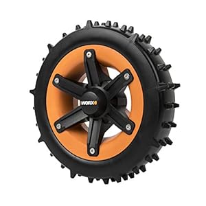 WORX WA0952 Landroid Räder Super-Grip - Für verbesserte Steigfähigkeit – Profi auf schwierigem Gelände – passend zu der Steigung bis zu 24 ° bzw. 45% – einfache Montage – nicht für VISION