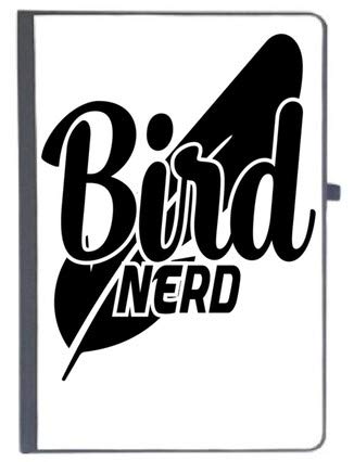 UDNAG Ruled Notebook Diary 'Bird | Bird Nerd', [A5 80Pages 80GSM]