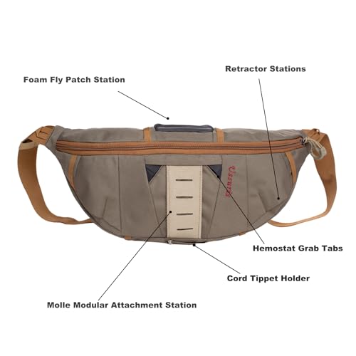 Bolsa de Cintura para Pesca con Mosca Ussuris SL10 miniatura 3