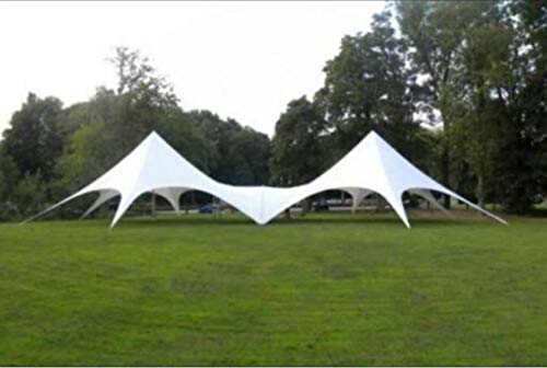 gewerbliche zelte Hochzeit, Veranstaltung, Camping, Strand, Hof, Terrasse, Pool, Doppelstern-Stretch-Zelt (30,5 x 15,2 x 6,1 m) Sport & Freizeit Color:Glossy-Pink bianchi rennrad 70er jahre rbf5