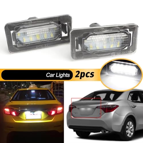 Piloto de matrícula para Toyota Corolla 2014-2021 de 2 piezas repuesto 81270-02250 5