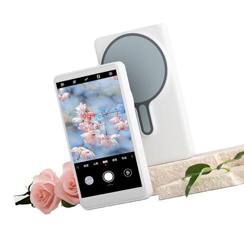 Pantalla selfie mejorada para móvil con altavoz y toma de audio