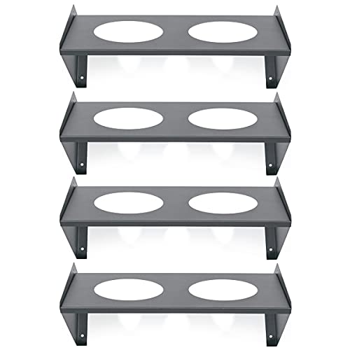 Kit 6 Módulos Suporte Duplo Vaso Jardim Vertical Varanda Sala Piscina Interno Externo Ajustável