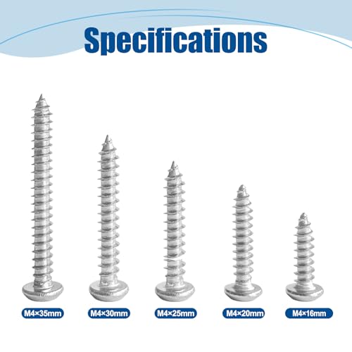 Tornillos Autoperforantes Torx M4x35 mm Pack 100 Acero miniatura 3