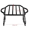 Detachable Luggage Rack 2-Up Mounting Rack Compatible for Harley Davidson Touring Road King Street Electra Glide 2009-2026 Black