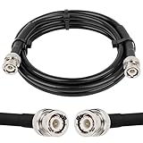 MOOKEERF BNC Male to BNC Male Coaxial Cable 50 ohm RG8X Coax Cable Ultra Low Loss BNC Jumper Cable f