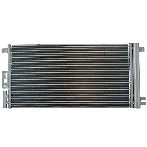 Image of TRQ A /C Condenser and Receiver Drier Assembly with Mounting Hardware Compatible with 2005-2010 Chevrolet Cobalt 2007-2010 Pontiac G5 2005-2006 Pontiac Pursuit 2003-2007 Saturn Ion 2.2L 2.4L
