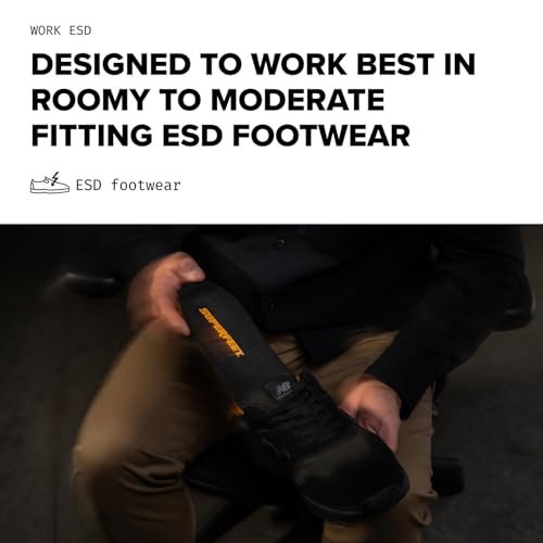 Plantillas Superfeet Work ESD para trabajo, talla 9.5-11 hombres miniatura 5