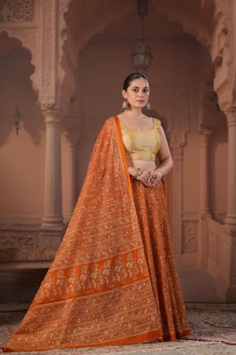Image of TAMAIRA FASHION Mulmul Pure Cotton Saree For Woman Kalamkari Printed|Office Wear Daily Wear Sarees For Women Without Blouse Piece (Available in 9 Colours)