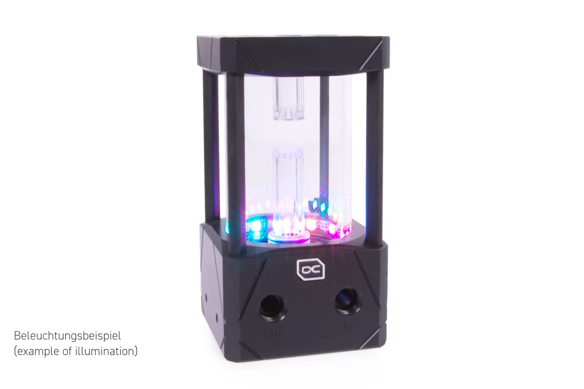 Alphacool Eisbecher Aurora D5 Acetal/Glas – 150 mm INCL VPP Apex D5