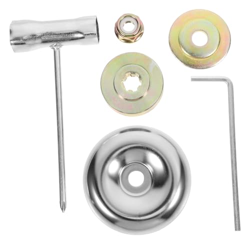 Levemolo Lawn Mower Yard Maintenance 6pc Accessories Kit for String Trimmer Blade Adapter Brush Blade for