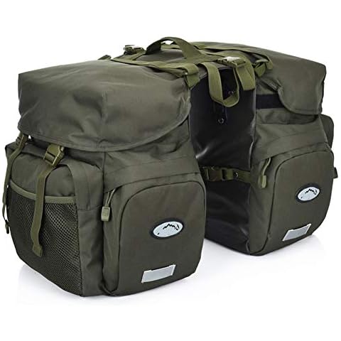 armine88 50L Fahrrad-Gepäckträger-Tasche, Fahrradtaschen-Rücksitztasche Cover