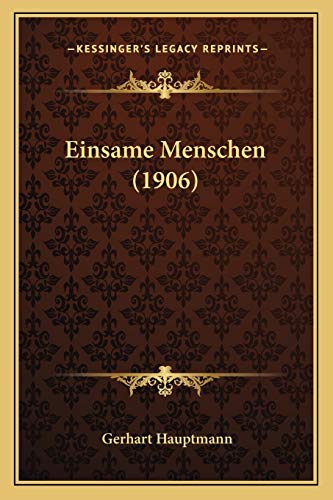 Preisvergleich Produktbild Einsame Menschen (1906)