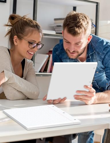 image for Aidunmis Loose Leaf Paper Lined Paper, 100 Sheets Notebook Paper, Bind