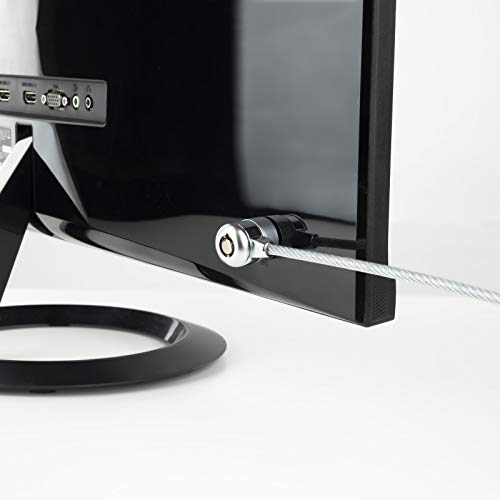 Tooq TQCLKC0025 - Cable de Seguridad con Llave para Portátiles, Plata, 1.5 Metros - imagen 5