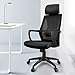 Produktbild Bürostuhl Schreibtischstuhl - YONISEE Ergonomischer Burostuhl mit Armlehne, Verstellbarer Kopfstütze, Höhenverstellun Wippfunktion Chefsessel Drehstuhl Mesh Computerstuhl Desk Chair Office PC Stuhl