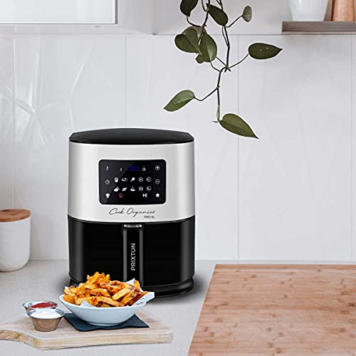 PRIXTON Cook Organics Pro Freidora de Aire sin Aceite 6L Temporizador 060 min Temperatura 60 PRIXTON Cook Organics Pro Freidora de Aire sin Aceite 6L Temporizador 060 min Temperatura 60